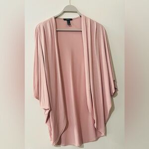 Forever 21 Pale Pink Open Front Cover-Up